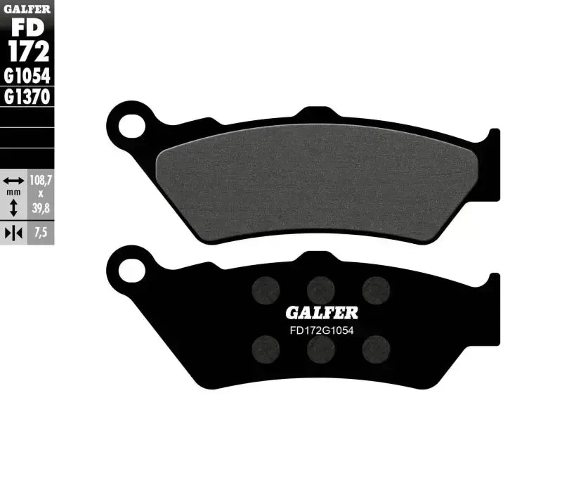 FD172G1054 Brake Pads Semi Metallic Fd172g1054 wps-17-172s
