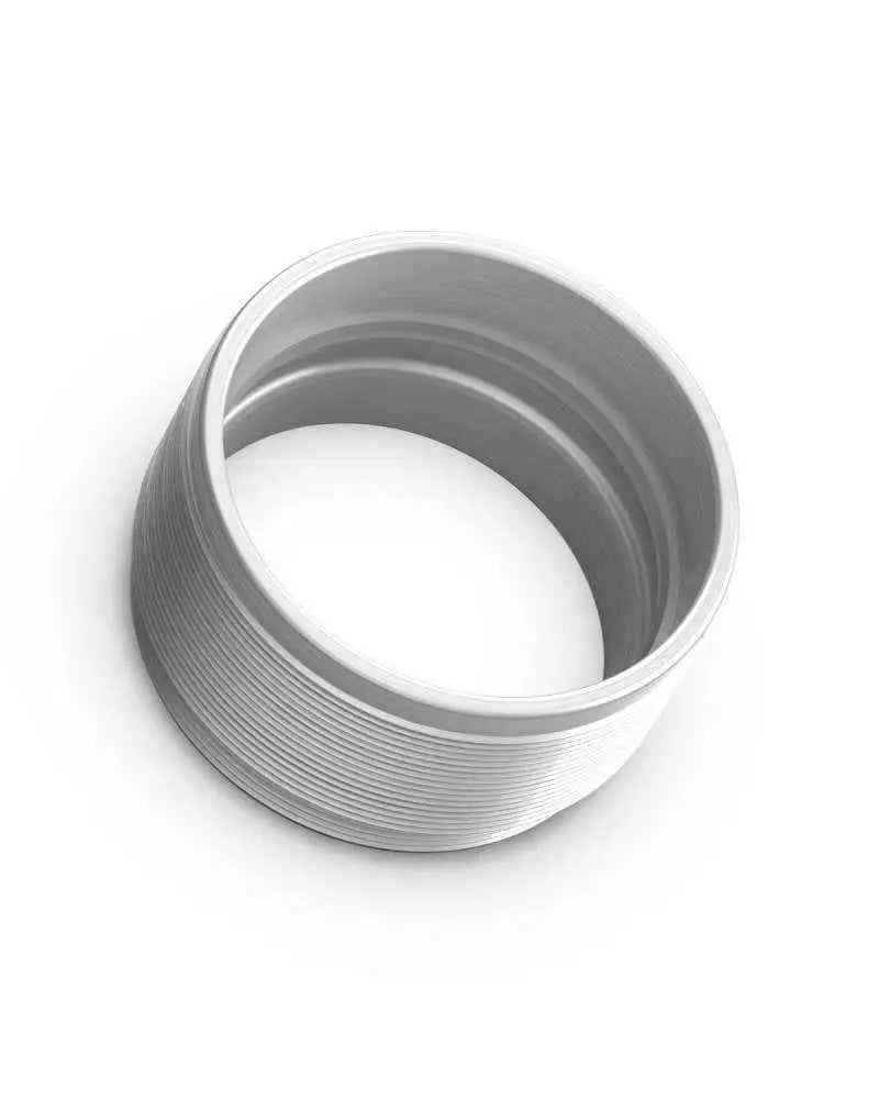 fifteen52 Super Touring Threaded Snout Anodized Silver w/ Satin Clear Cover Plate 52-st-snout-silver