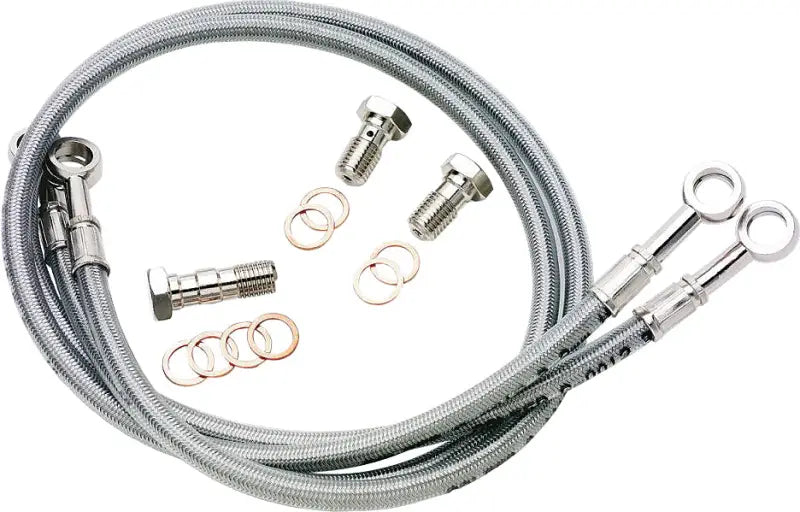 FK003D224-2 Brake Line Front Silver Suzuki wps-17-8516