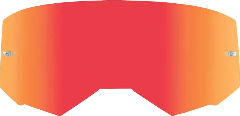 Flc-026 Fly Racing Youth Single Lens W/ Post Red Mirror/Clear wps-37-5497
