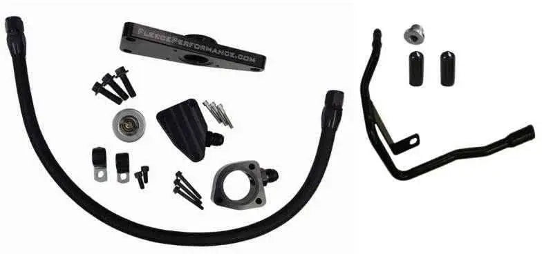 Fleece Performance 03-07 Dodge 5.9L Cummins Coolant Bypass Kit (03-05 Auto Trans) fpe-clntbyps-cummins-0305