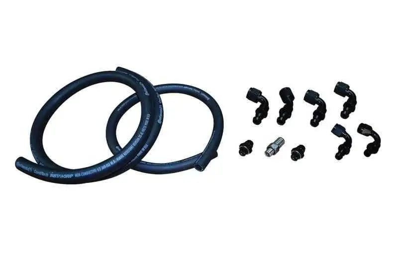 Fleece Performance 03-07 Dodge 5.9L Cummins Fuel Distribution Block Hose and Fitting Kit fpe-ffd-rf-hf-kit-3g