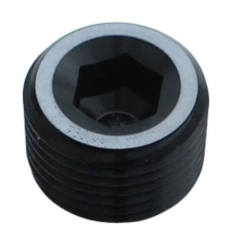 Fleece Performance Universal 1/8in NPT Hex Socket Plugs Black fpe-an932-02dbk