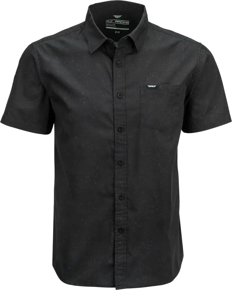 Fly Button Up Shirt Black 2x wps-352-62032x