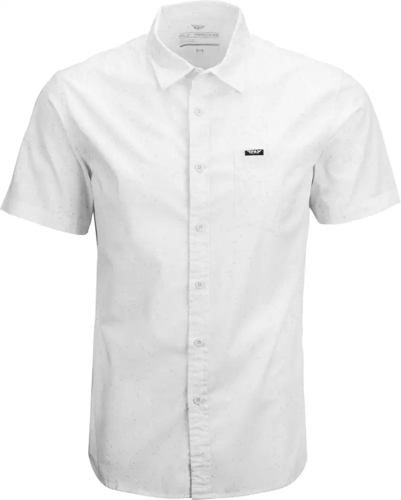 Fly Button Up Shirt White 2x wps-352-62052x