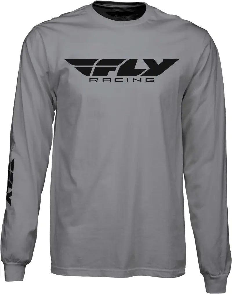 Fly Corporate L/S Tee Grey Lg wps-352-4146l