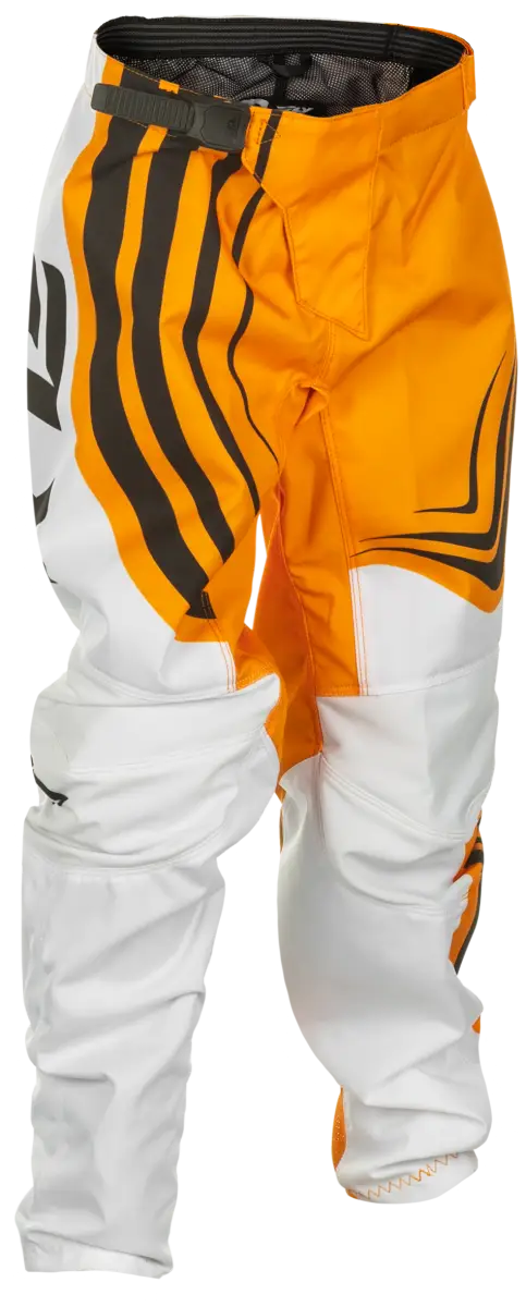 FLY RACING Youth F 16 Motorcycle Pants in Yellow/White/Black - Size 18 (Model C378-23418) c378-23418