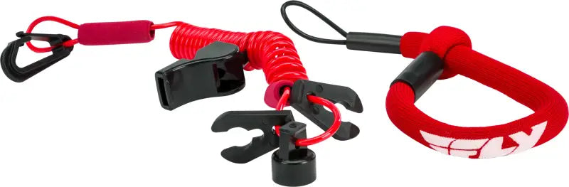 FUJL-2389-RED Fly Racing Ultra Cord Floating Tethercord /Lanyard (Red) wps-13-0502