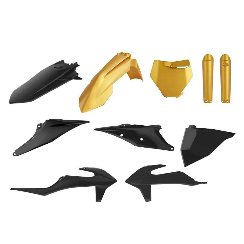 Full Plastic Kit Ktm Gold/Black wps-64-91052