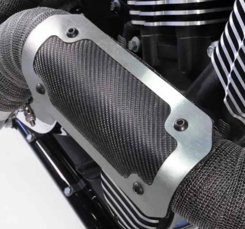 Gen 3 Onyx Heat Shield Brushed/Black 4"X8" wps-790-01205