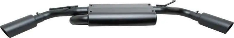 Gibson 10-11 Jeep Wrangler JK Sport 3.8L 2.5in Cat-Back Dual Extreme Exhaust - Black Elite (Ceramic) 17306-B