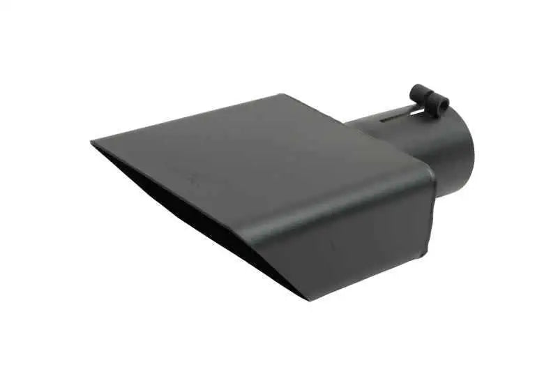 Gibson Rectangle Sport Tip - Center - 6x2.75in OD/2.5in Inlet/9.5in Length - Black Ceramic 500432-b