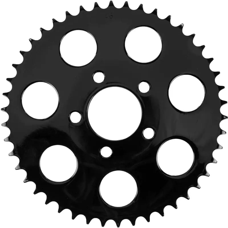 Gloss Black Rear Sprocket 46t Dished Big Twin 00 13 wps-820-51189