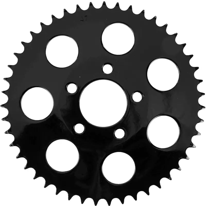 Gloss Black Rear Sprocket 47t Dished Big Twin 00 13 wps-820-51190