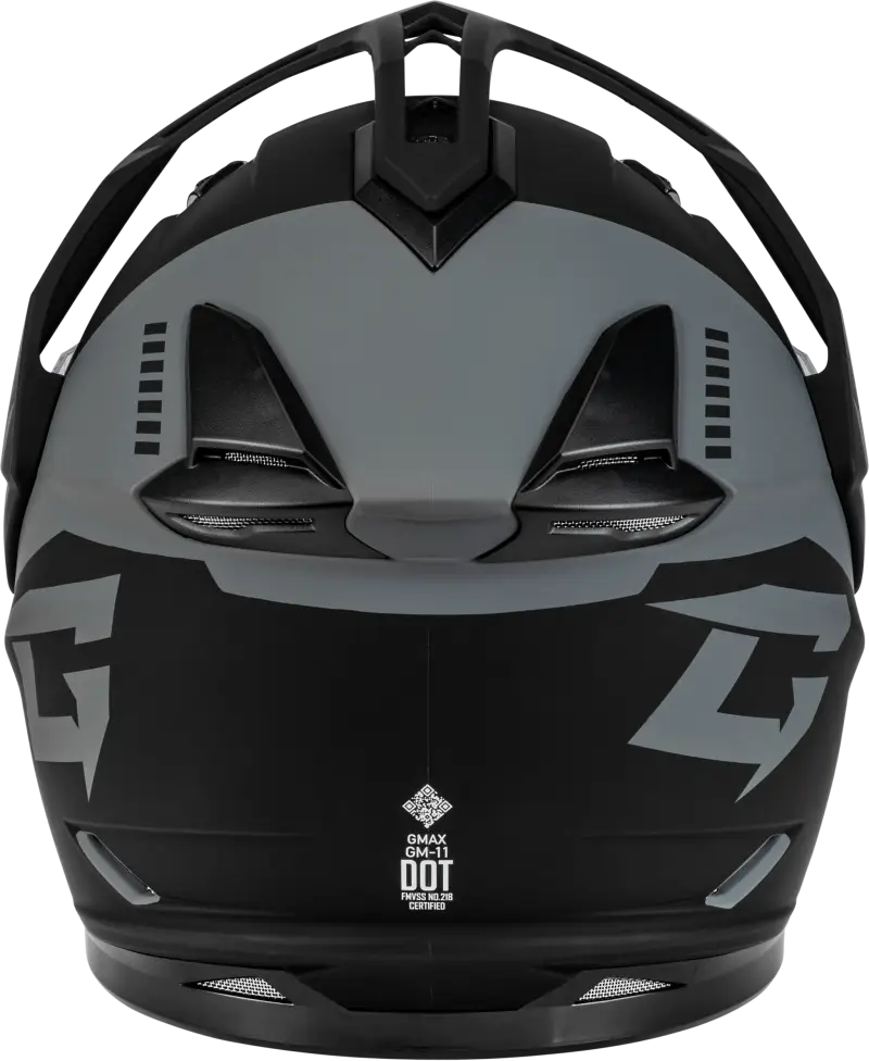 Gm 11s Ronin Snow Helmet W/ Elec Shld Matte Blk/Silver 2x 72-72802x