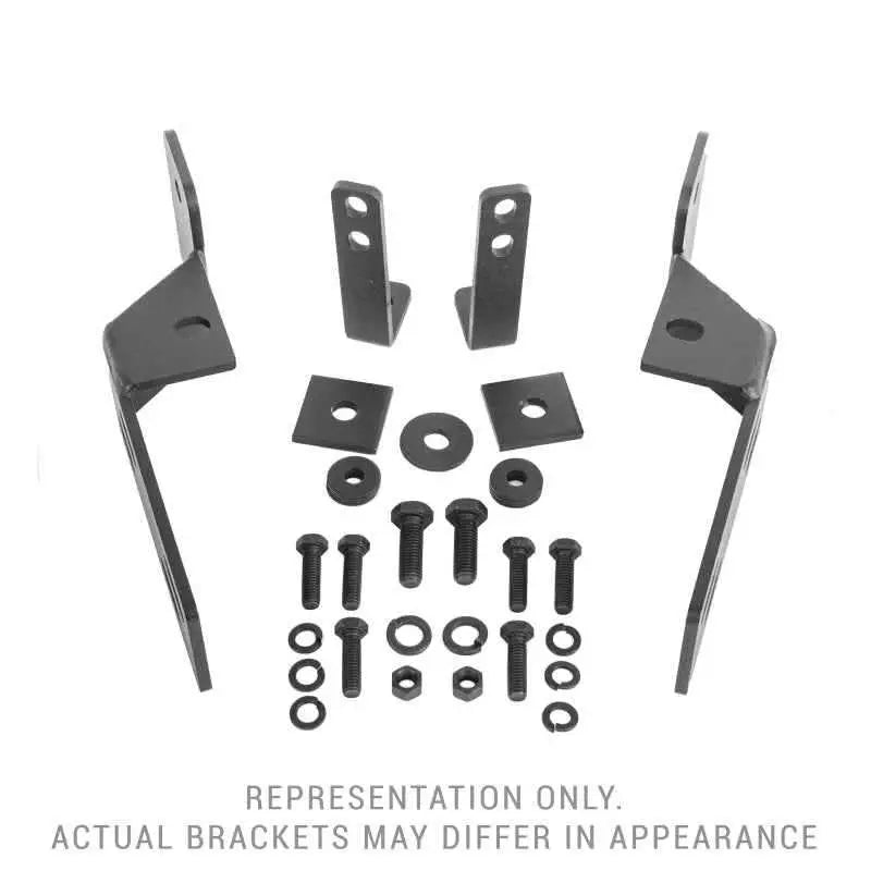 Go Rhino 16-22 Toyota Tacoma RC4 & RC3 LR Brackets - Tex. Blk 565460tk