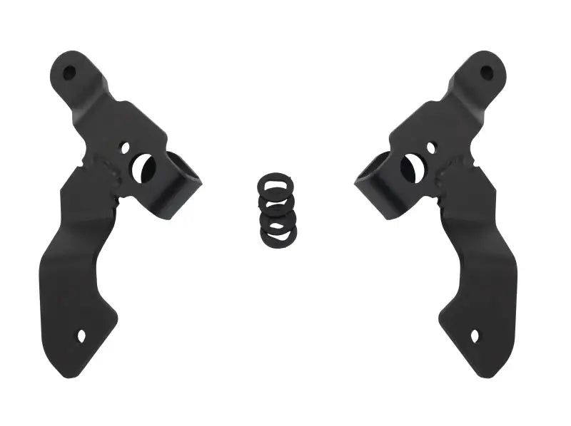 Go Rhino 18-20 Jeep Wrangler JL/JLU/Gladiator JT Light Mount - Two 3in Cubes Offset gor730231t