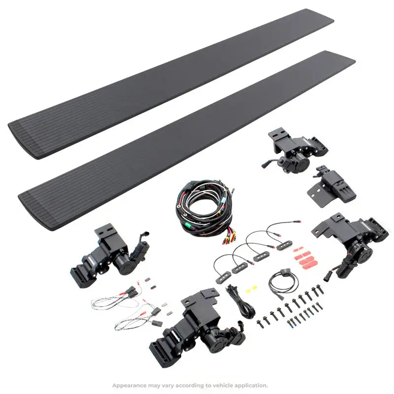Go Rhino 22-24 Toyota Tundra Crew Cab E-BOARD E1 Electric Running Board Kit - Tex. Blk gor20444587pc