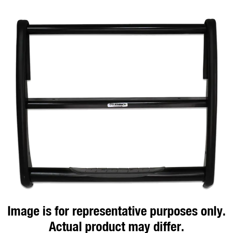 Go Rhino 92-96 Ford Bronco F-150 3000 Series StepGuard - Black (Center Grille Guard Only) gor3315b