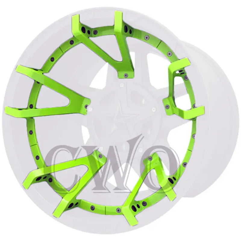 Green 22X10 Wheel Pros Split Spoke Insert - Model 827SS220-GN a78827ss220gn