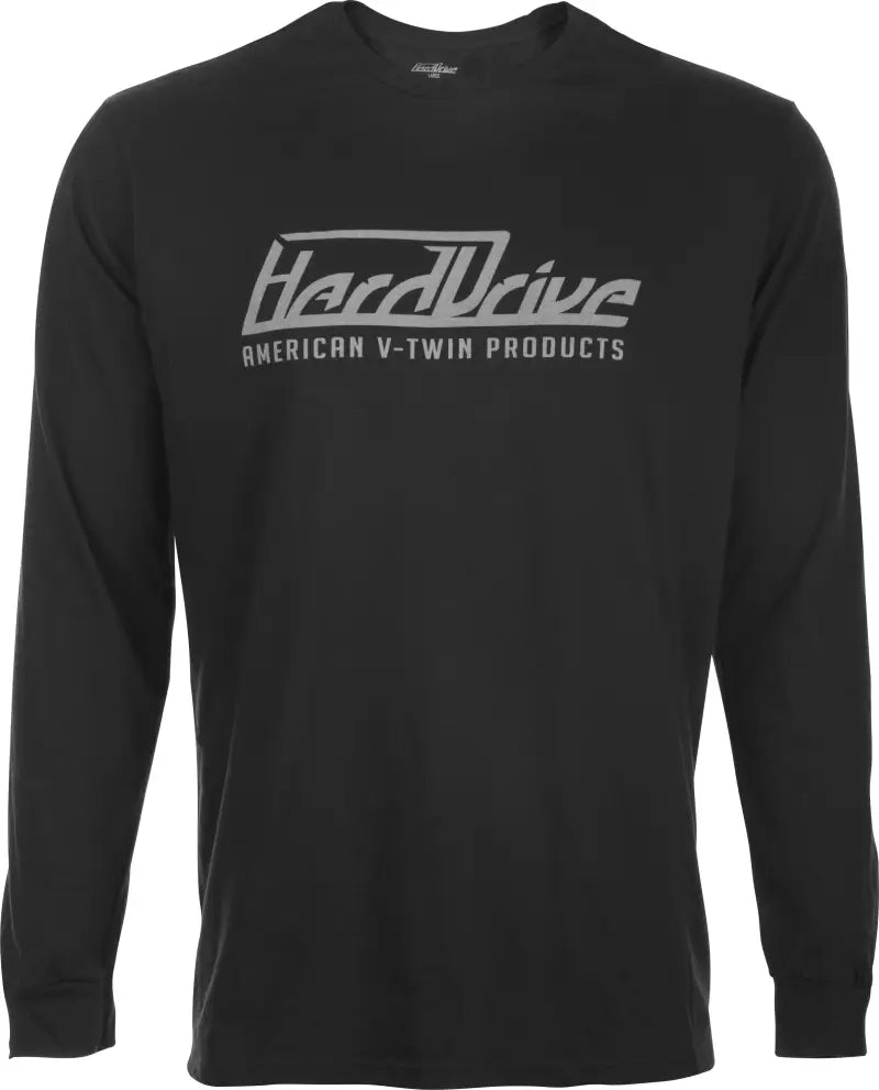 Harddrive Long Sleeve Tee Black/Grey 2x wps-800-02062x