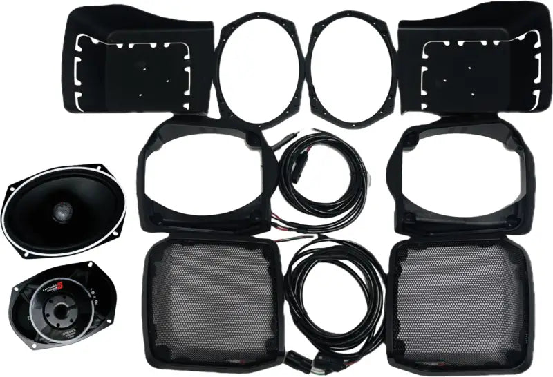 Harley Davidson 6" x 9" Audio Upgrade Cut In Lid Kit with SM694 Speakers (1998-2013) 94-1013