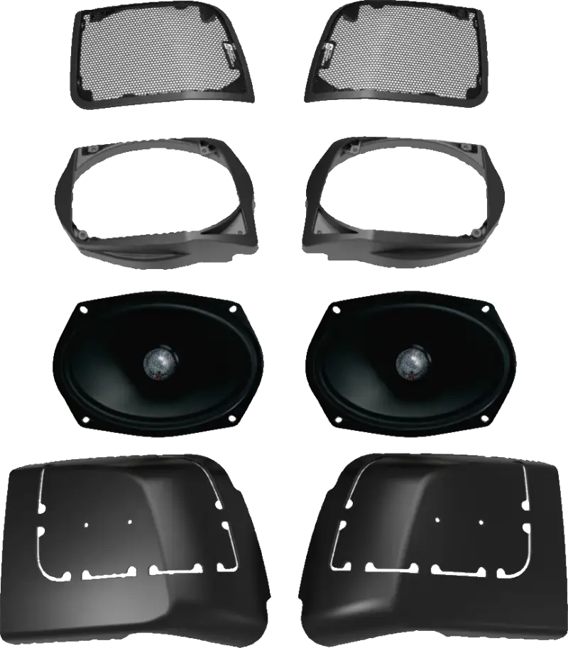 Harley Davidson 6"X9" Speaker Lid Kit with SM694 Coaxial Speakers (1998-2013 FLH/T) 94-1015