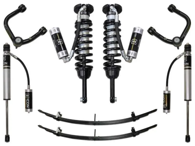 ICON 05-15 Toyota Tacoma 0-3.5in/2016+ Toyota Tacoma 0-2.75in Stg 4 Suspension System w/Tubular Uca k53004t