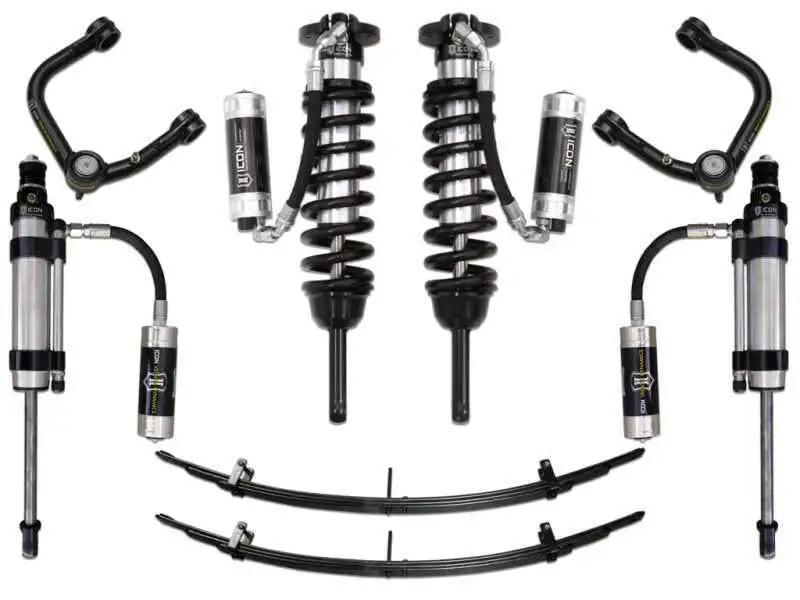 ICON 05-15 Toyota Tacoma 0-3.5in/2016+ Toyota Tacoma 0-2.75in Stg 7 Suspension System w/Tubular Uca k53007t