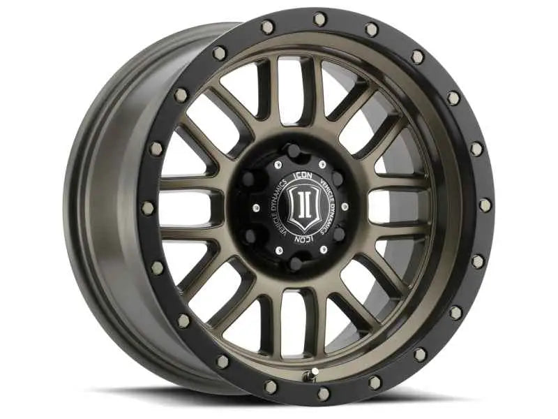 ICON Alpha 17x8.5 5x5 0mm Offset 4.75in BS 71.5mm Bore Bronze Wheel 1217857347br