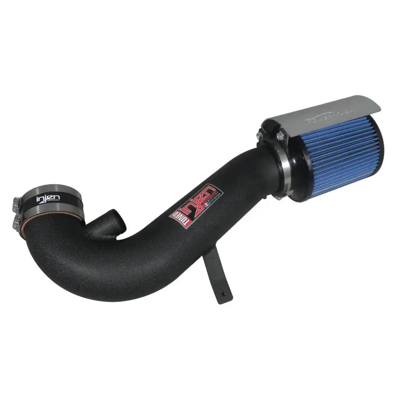 Injen 11 Ford Mustang GT V8 5.0L Power-Flow Wrinkle Blk Short Ram Air Intake w/ MR Tech/Heat Shield injpf9023wb