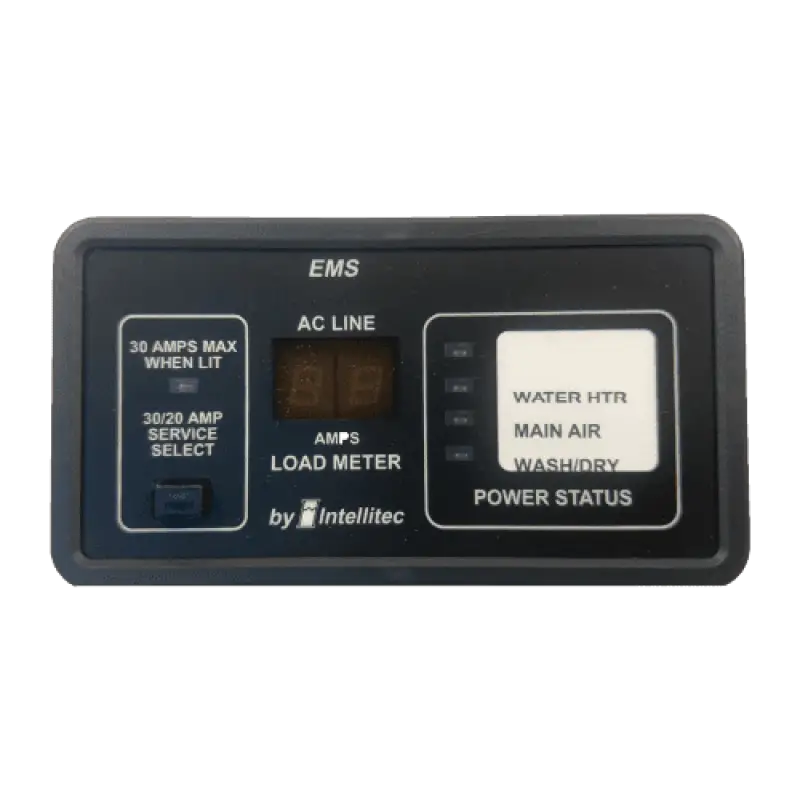 Intellitec 50 Amp Smart Ems Monitor Panel - Black i6v0000903150