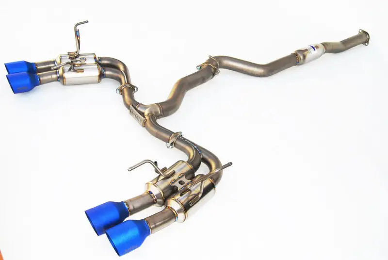 Invidia 2015+ WRX/STi Gemini 80mm Full Titanium Quad 101mm Tip Cat-Back Exhaust invhs15sti5tg4st-47434522591533