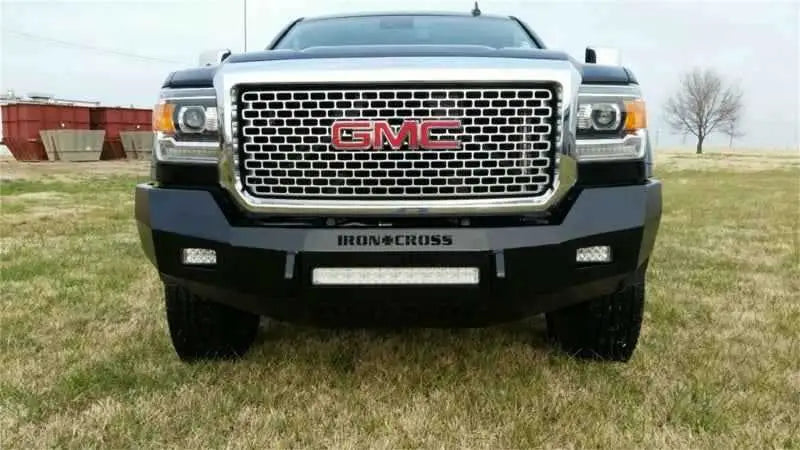 Iron Cross 15-19 GMC Sierra 2500/3500 Low Profile Front Bumper - Gloss Black 40-325-15