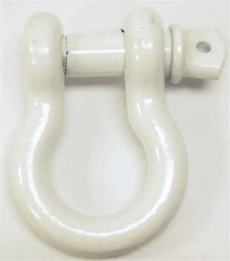 Iron Cross 3/4in D-Ring Shackle - White 1000-10