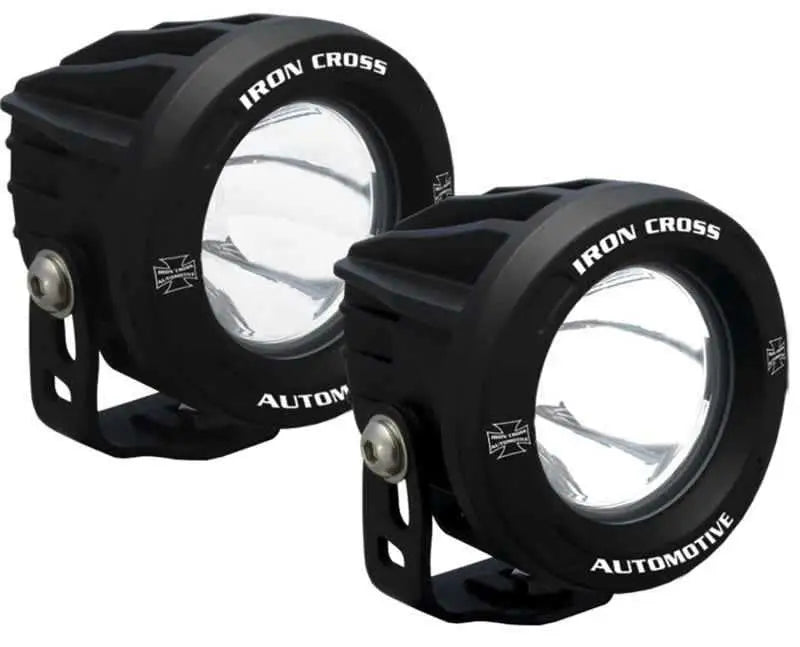 Iron Cross 3.75in LED Premium Bumper Light Pair (860 Lumens Each) OP3R-ICKIT