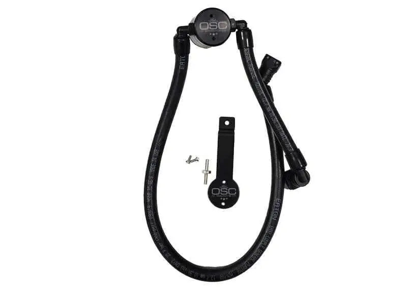 J&L Oil Separator 3.0 Passenger Side 2011-14 Mustang GT/12-13 Boss 302 Remote Mount - Black Anodized 3041p-b