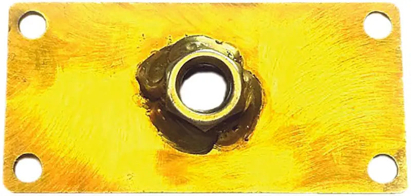 JSP0023-PLT Justsail Trailer Crank Plate (2 InchX4 InchX1/8 Inch) wps-52-4819