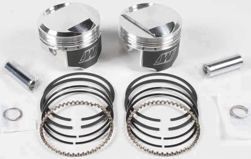K1665 V Twin Piston Kit 1340 Evo Big Twin 10:1 Comp wps-k1665