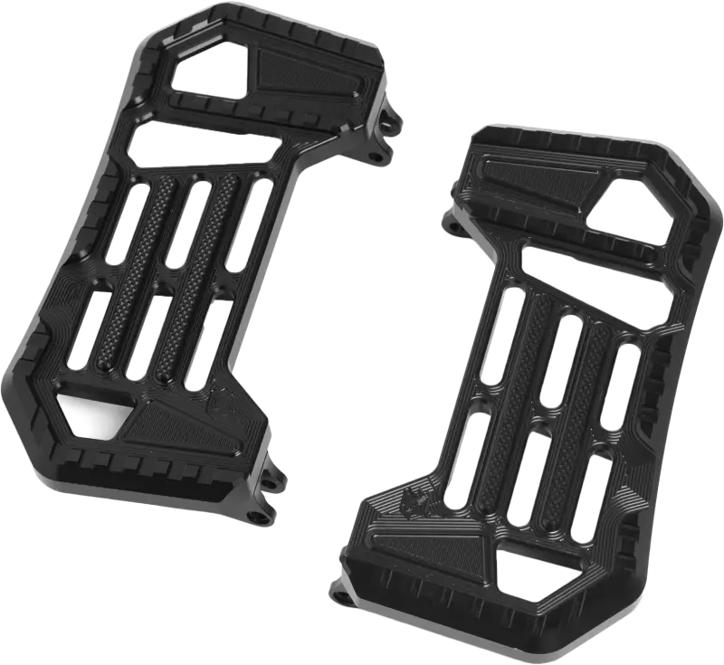 KENS FACTORY KFB-03B Nl Medium Size F Black Floorboards for `86-24 FLH/FLT (Excludes 2023 CVO) 563-03002