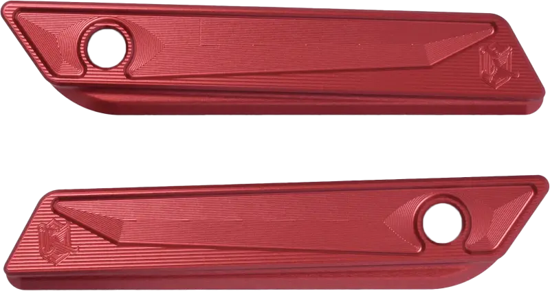 KENS FACTORY KFL-31R Red Saddle Bag Hinge Cover for 2014-2024 Harley-Davidson CVO Road Glide 563-03035