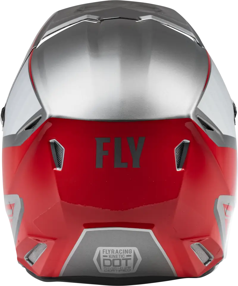 Kinetic Drift Helmet Charcoal/Light Grey/Red Md 73-8643m