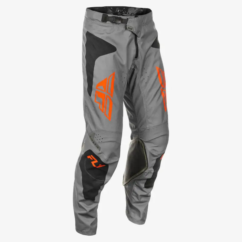 Kinetic Performance Riding Pants - Grey/Orange/Black - Size 42 c378-43242