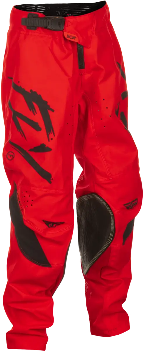 Kinetic Riding Pants with Comfort Mesh Liner in Red/Black, Size 24 c378-53724