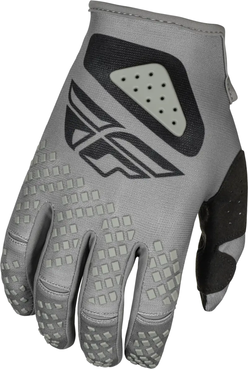 Kinetic Sym Race Gloves in Charcoal and Onyx - XS Size 378-412xs