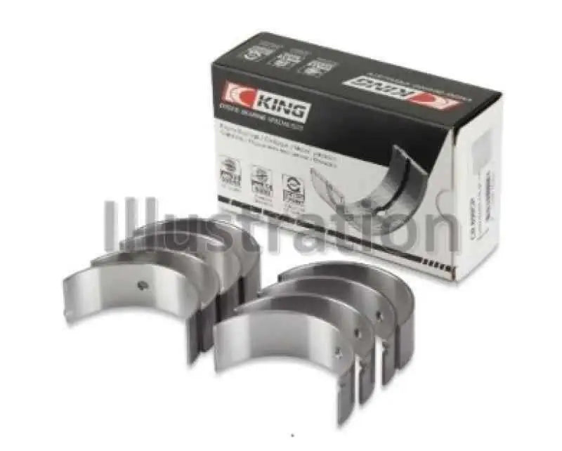 King Subaru EJ15/EJ16/EJ18/EJ20/EJ22/EJ25 (Size 0.25mm) Silicone Bi-Metal Alum Rod Bearing Set cr4125si0-25