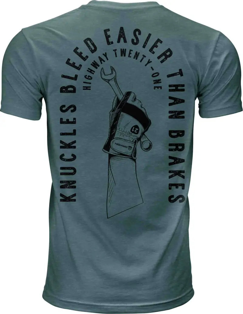 Knuckles Tee Indigo 2x wps-489-20042x