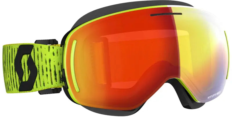 Lcg Evo Snowcross Goggle Yellow Enhancer Red Chrome wps-51-1962