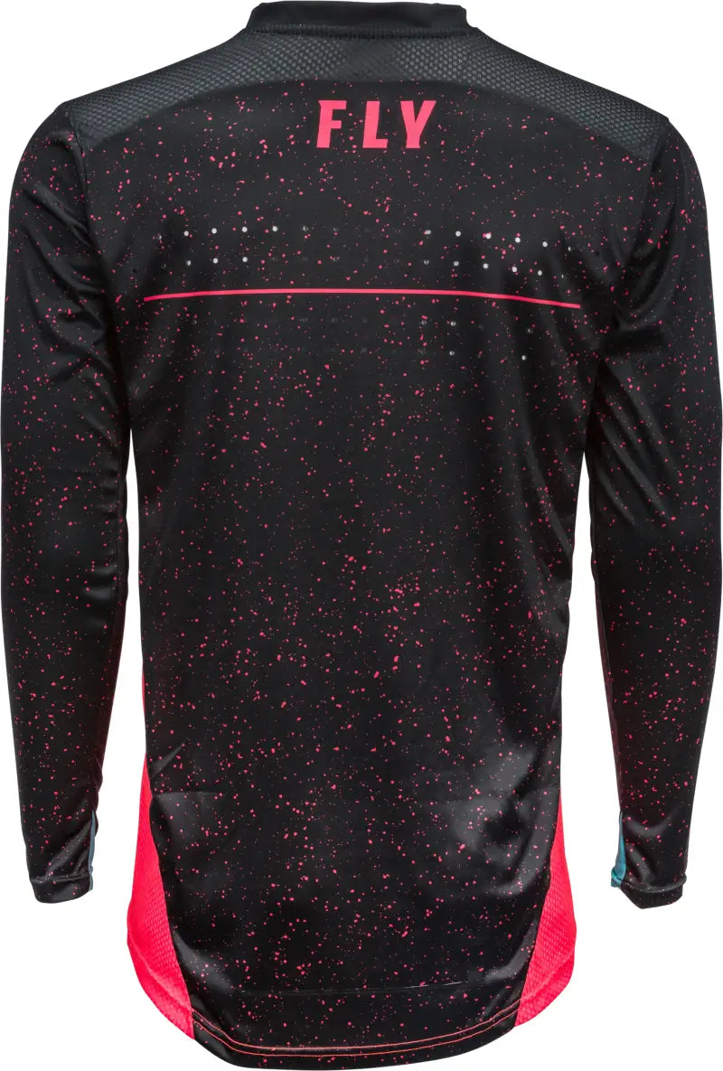 Lite Jersey Coral/Black/Blue Lg 373-729l