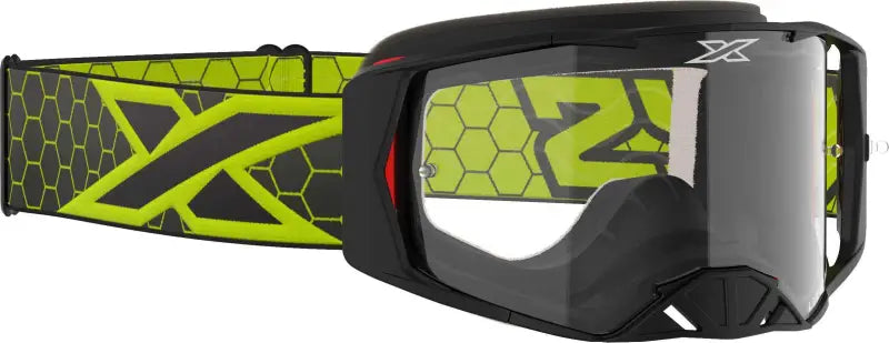 Lucid Goggle Black/Flo Yellow W/Clear Lens wps-067-11020